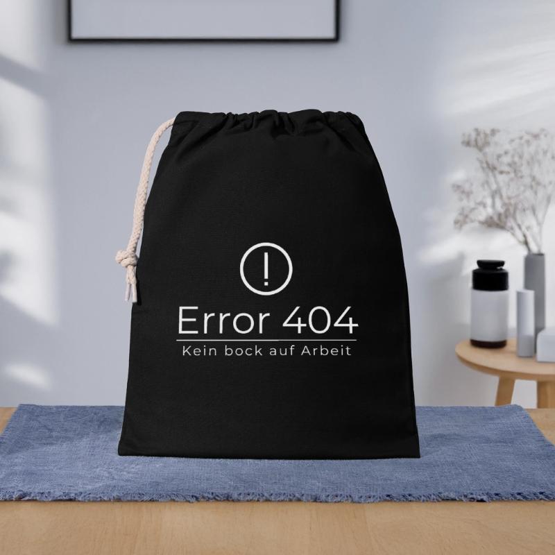 Error 404 Don't feel like working Gift Bag 40 x 50 cm