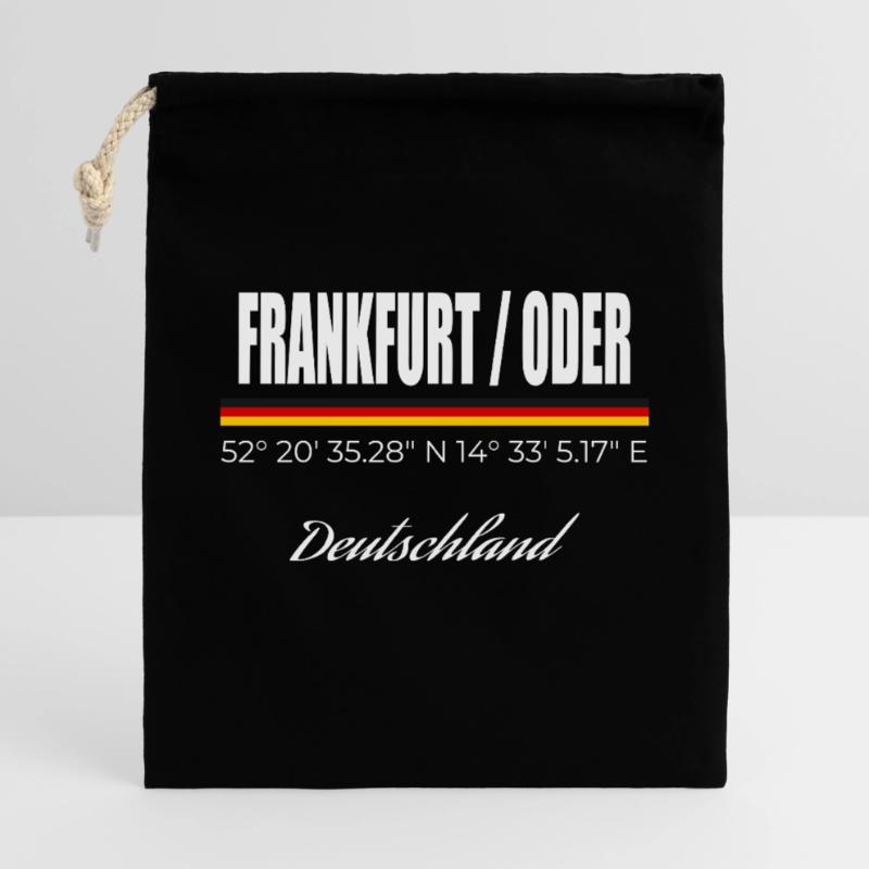 Frankfurt / Oder Geschenkbeutel aus Baumwolle (40 x 50 cm)