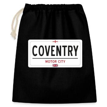 Coventry place sign - Gift Bag 40 x 50 cm - black - Front