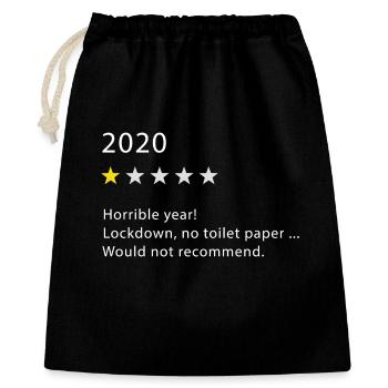 2020 - Gift Bag 40 x 50 cm - black - Front