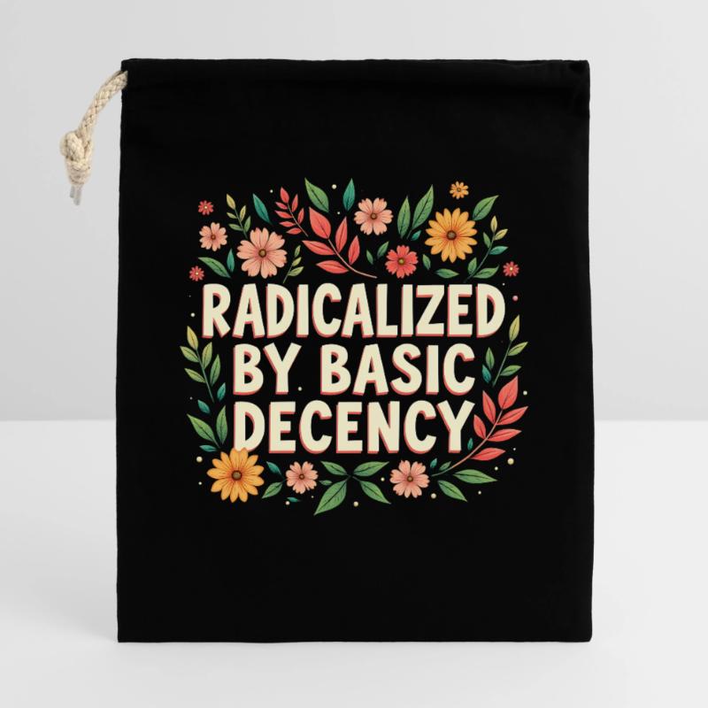 Radicalized by basic decency Gift Bag 40 x 50 cm