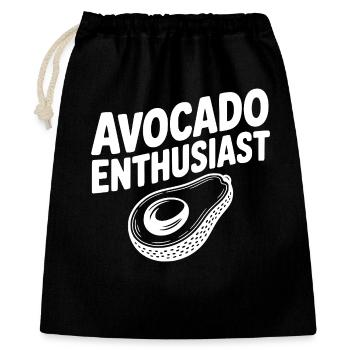 Avocado Enthusiast - Gift Bag 40 x 50 cm - black - Front