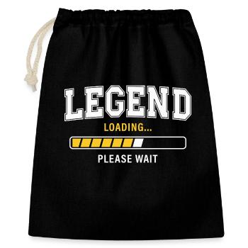 Chargement de la légende, veuillez patienter, s’il vous plaît - Sac cadeau 40 x 50 cm - noir - Devant
