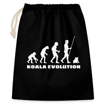 Koala Evolution - Gift Bag 40 x 50 cm - black - Front