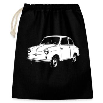 Cult ball on wheels - Gift Bag 40 x 50 cm - black - Front