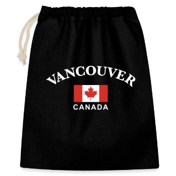 Vancouver, Canada - Gift Bag 40 x 50 cm - black - Front