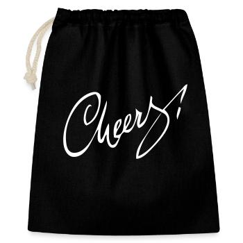 Cheers! - Gift Bag 40 x 50 cm - black - Front