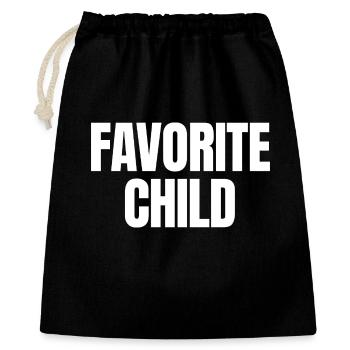 Enfant préféré - Sac cadeau 40 x 50 cm - noir - Devant