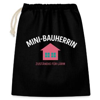 Developer responsible for noise - Gift Bag 40 x 50 cm - black - Front