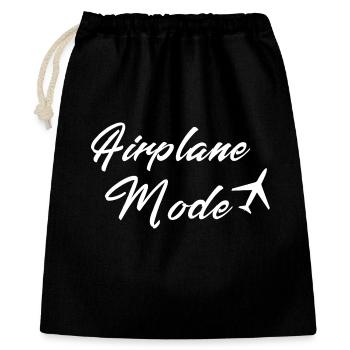 Airplane Mode On Do Not Disturb Aesthetic - Gift Bag 40 x 50 cm - black - Front