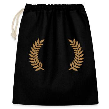 Laurel wreath honouring - Gift Bag 40 x 50 cm - black - Front