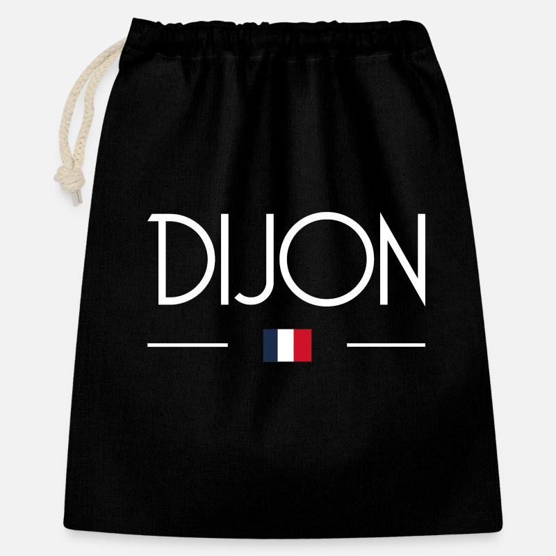 Dijon - Sac cadeau 40 x 50 cm - noir