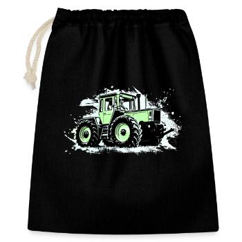 Green Tractor - MB-trac 1300 - Gift Bag 40 x 50 cm - black - Front