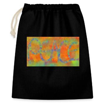 peace - Gift Bag 40 x 50 cm - black - Front