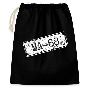 Mannheim 68 - Gift Bag 40 x 50 cm - black - Front