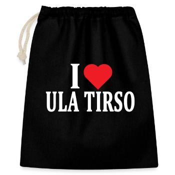 t-shirt Io amo Ula Tirso t-shirt Sardegna - Gift Bag 40 x 50 cm - black - Front