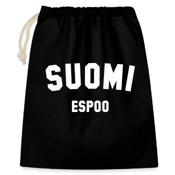 ESPOO Suomi Finlande - Sac cadeau 40 x 50 cm - noir - Devant