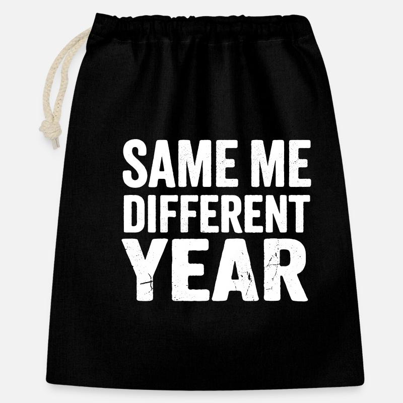 Même moi, une autre année - Sac cadeau 40 x 50 cm - noir