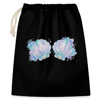 Carnaval des sirènes costumés Carnaval féminin - Sac cadeau 40 x 50 cm - noir - Devant