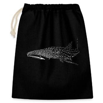 Whale shark - Gift Bag 40 x 50 cm - black - Front