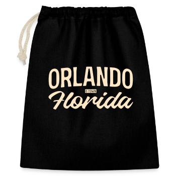 Orlando Florida Vintage Script - Gift Bag 40 x 50 cm - black - Front