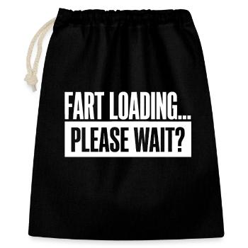Chargement de pets s’il vous plaît attendez pet drôle - Sac cadeau 40 x 50 cm - noir - Devant
