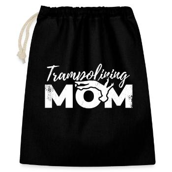 Trampoline Jumper Mom - Gift Bag 40 x 50 cm - black - Front