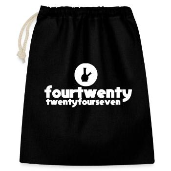 Four Twenty Twentyfour Seven Cannabis Bong 420 - Gift Bag 40 x 50 cm - black - Front