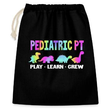 Physio Physiotherapie Physiotherapeut - Geschenkbeutel aus Baumwolle (40 x 50 cm) - Schwarz - Vorne