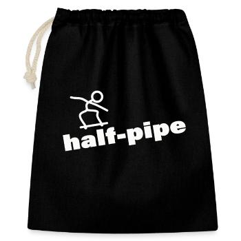 half pipe - Gift Bag 40 x 50 cm - black - Front