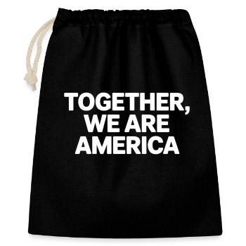 Ensemble Chemise We Are America - Sac cadeau 40 x 50 cm - noir - Devant
