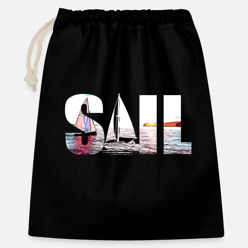 SAIL - Gift Bag 40 x 50 cm - black