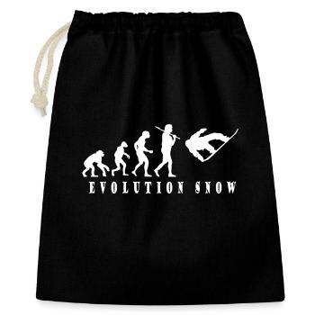 Evolution snow for Snowboarder - Gift Bag 40 x 50 cm - black - Front