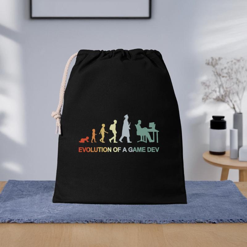 Game Dev Evolution Geschenkbeutel aus Baumwolle (40 x 50 cm)