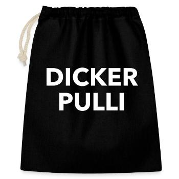 Pull épais Contraste typo - Sac cadeau 40 x 50 cm - noir - Devant