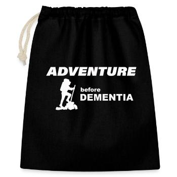 CLIMBING ADVENTURE - Gift Bag 40 x 50 cm - black - Front