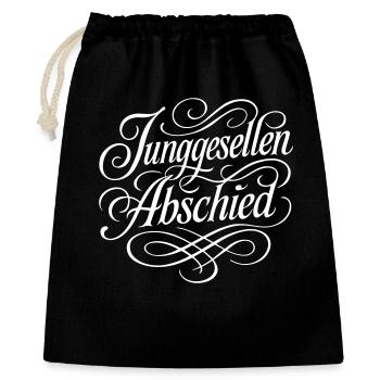 Bachelor party - Gift Bag 40 x 50 cm - black - Front