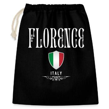 Florence Italie, souvenir Florence - Sac cadeau 40 x 50 cm - noir - Devant