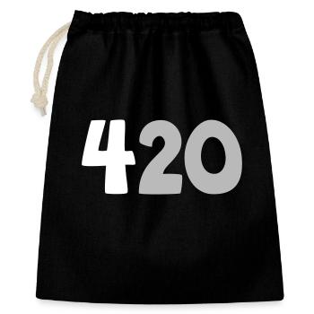 420 | 4,20 | Design color adjustable - Gift Bag 40 x 50 cm - black - Front