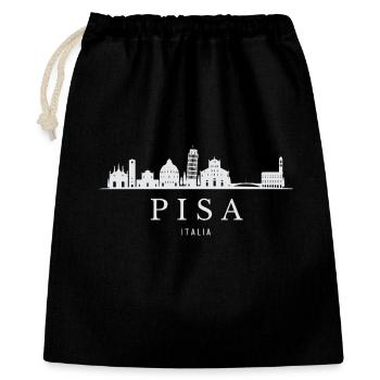 Skyline von Pisa, Pisa, Italien - Geschenkbeutel aus Baumwolle (40 x 50 cm) - Schwarz - Vorne