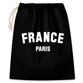 FRANCE PARIS Frankreich - Sac cadeau 40 x 50 cm - noir - Devant