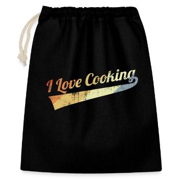 Cook Lover - Gift Bag 40 x 50 cm - black - Front