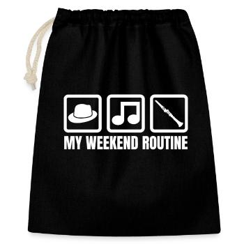 Clarinet Weekend - Gift Bag 40 x 50 cm - black - Front