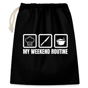 Cook Weekend - Gift Bag 40 x 50 cm - black - Front