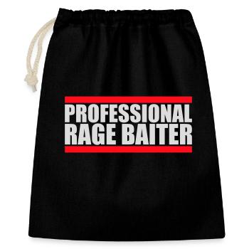 Professionnel Rage Baiter Troll Attention Fun - Sac cadeau 40 x 50 cm - noir - Devant