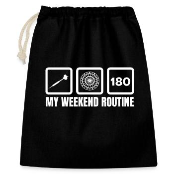 Darts Weekend - Gift Bag 40 x 50 cm - black - Front