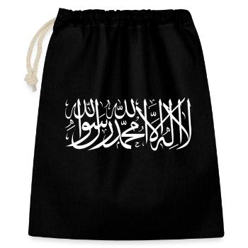 la ilaha illa ALLAH - Gift Bag 40 x 50 cm - black - Front