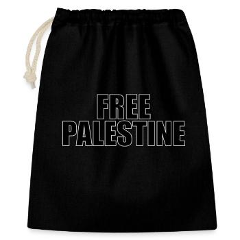 Free Palestine - Gift Bag 40 x 50 cm - black - Front