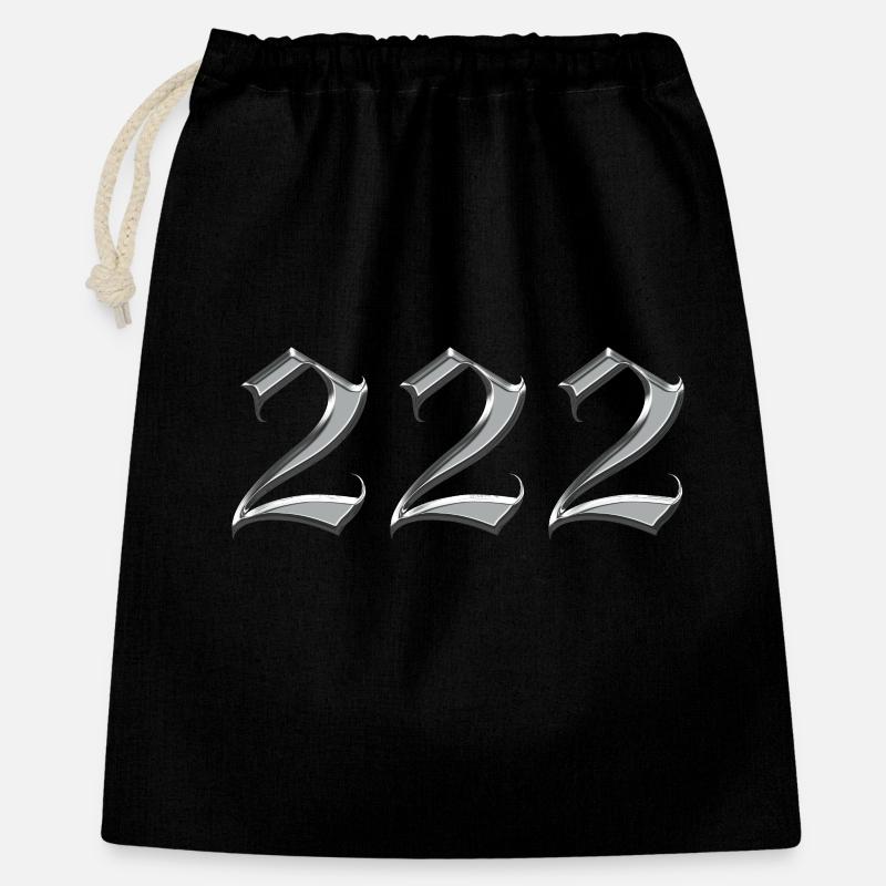 Angel Number 222 Alignment  - Gift Bag 40 x 50 cm - black