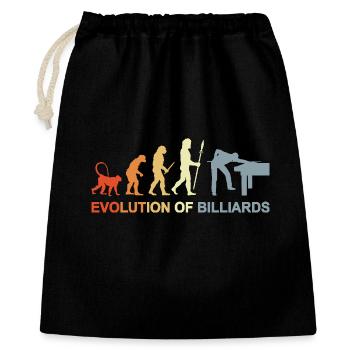 Pool Billiards Evolution - Gift Bag 40 x 50 cm - black - Front